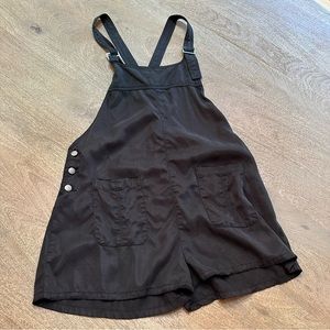 BDG Black Shortall Overalls  Small